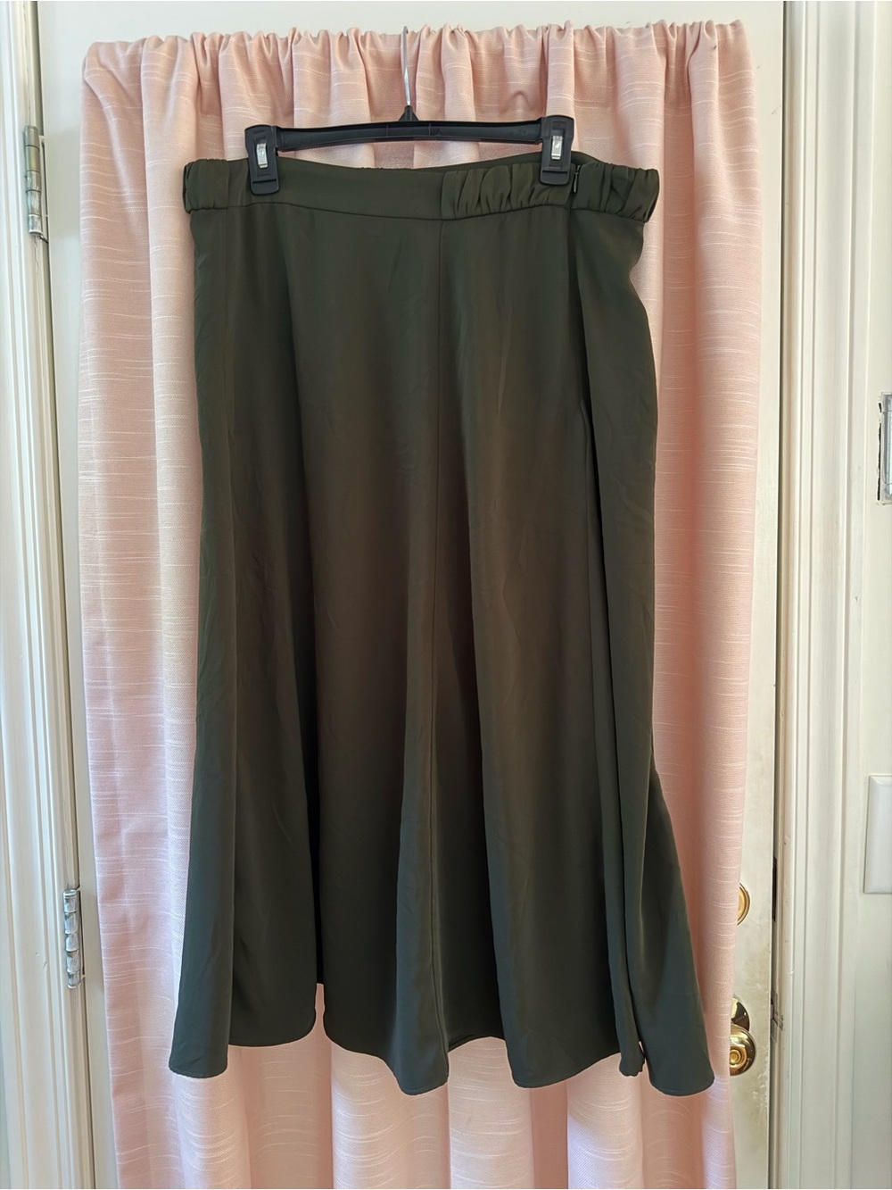 Zara Olive Green Maxi Skirt